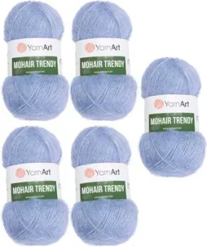 Yarnart Mohair Trendy 107 (светло-голубой, 5 шт)