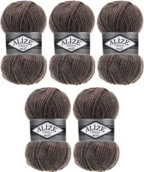 Alize Superlana Maxi 240 (100 м, кофейный, 5 мотков)