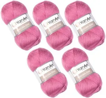 Yarnart Angora Star 3017 (500 м, сухая роза, 5 мотков)