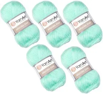 Yarnart Angora Star 841 (500 м, мятный, 5 мотков)