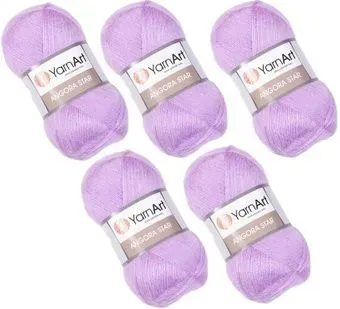 Yarnart Angora Star 9560 (500 м, лавандовый, 5 мотков)