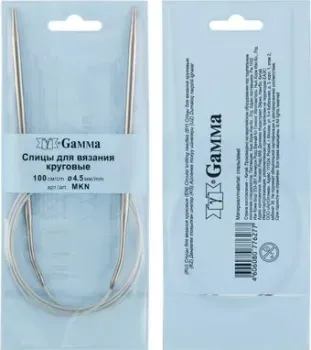Gamma круговые MKN сталь d 4.5 мм 100 см 1 шт с металлической леской