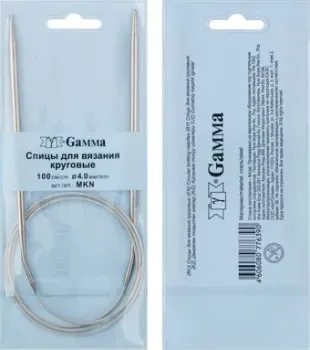 Gamma круговые MKN сталь d 4.0 мм 100 см 1 шт с металлической леской