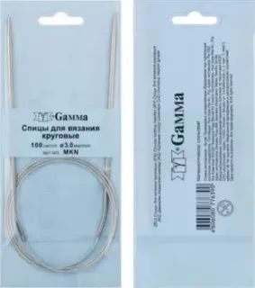 Gamma круговые MKN сталь d 3.0 мм 100 см 1 шт с металлической леской