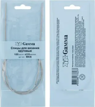 Gamma круговые MKN сталь d 2.0 мм 100 см 1 шт с металлической леской