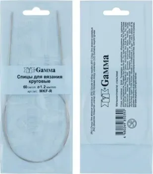 Gamma круговые MKF-R сталь d 1.2 мм 60 см 1 шт с металлической леской