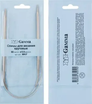 Gamma круговые MKF сталь d 5.0 мм 60 см 1 шт с металлической леской