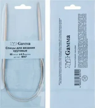 Gamma круговые MKF сталь d 4.5 мм 60 см 1 шт с металлической леской