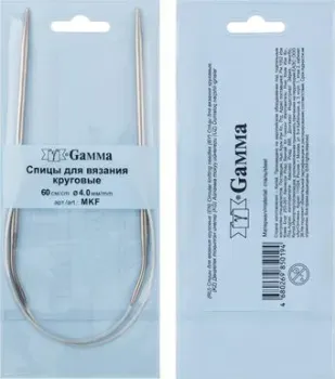 Gamma круговые MKF сталь d 4.0 мм 60 см 1 шт с металлической леской