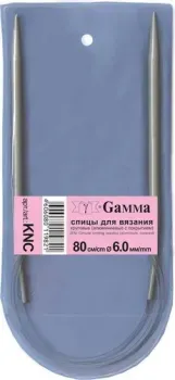 Gamma круговые KNC алюминий d 6.0 мм 80 см 1 шт с покрытием