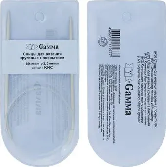 Gamma круговые KNC алюминий d 3.5 мм 80 см 1 шт с покрытием