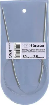 Gamma круговые KNC алюминий d 2.5 мм 80 см 1 шт с покрытием