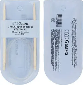 Gamma круговые BC1 бамбук d 5.0 мм 80 см 1 шт