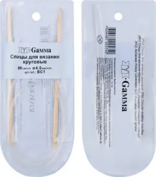 Gamma круговые BC1 бамбук d 4.0 мм 80 см 1 шт