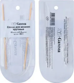 Gamma круговые BC1 бамбук d 3.0 мм 80 см 1 шт