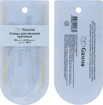 Gamma круговые BC1 бамбук d 2.0 мм 80 см 1 шт