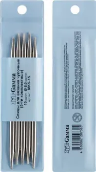 Gamma 5-ти компл. MK5-15 сталь d 6.0 мм 15 см 5 шт под никель