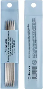 Gamma 5-ти компл. MK5-15 сталь d 4.0 мм 15 см 5 шт под никель