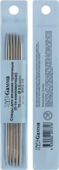Gamma 5-ти компл. MK5-15 сталь d 3.5 мм 15 см 5 шт под никель