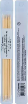 Gamma 5-ти компл. BC2 бамбук d 4.0 мм 20 см 5 шт