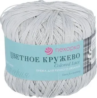 Пехорка Цветное кружево 50 г 475 м №276 (перламутр)