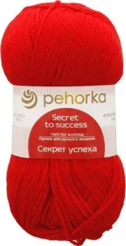 Пехорка Секрет успеха 100 г 250 м №088 (красный мак)