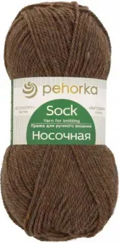 Пехорка Носочная 100 г 200 м №517 (коричневый меланж)