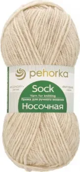 Пехорка Носочная 100 г 200 м №001 (белый)