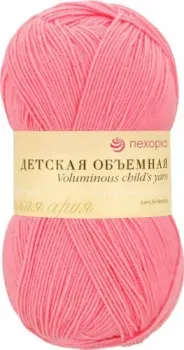 Пехорка Детская объемная 100 г 400 м №011 (яр.розовый)
