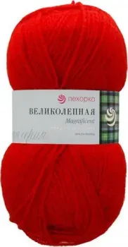 Пехорка Великолепная 100 г 300 м №088 (красный мак)
