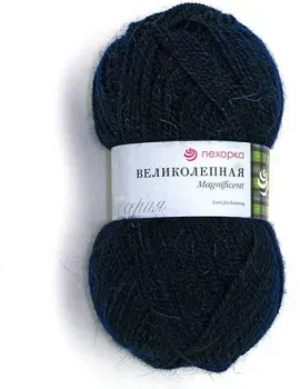 Пехорка Великолепная 100 г 300 м №004 (т.синий)
