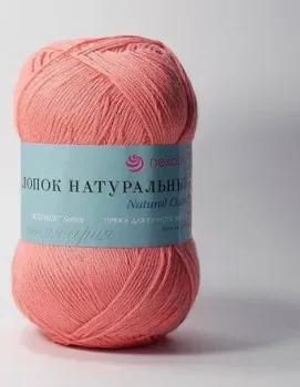 Пехорка Хлопок Натуральный 100 г 425 м №599 (увядшая роза)