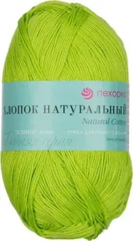 Пехорка Хлопок Натуральный 100 г 425 м №483 (незрелый лимон)