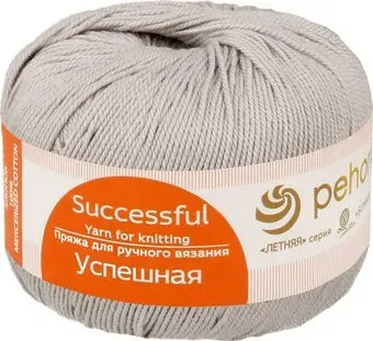 Пехорка Успешная 50 г 220 м №008 (св.серый)