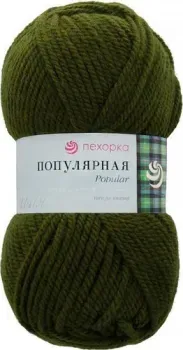 Пехорка Популярная 100 г 133 м №013 (т.оливковый)