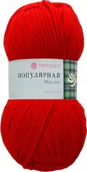 Пехорка Популярная 100 г 133 м №006 (красный)