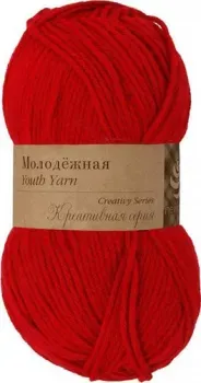 Пехорка Молодежная 200 г 280 м №091 (кармин)