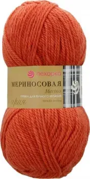 Пехорка Мериносовая 100 г 200 м №396 (настурция)