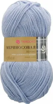 Пехорка Мериносовая 100 г 200 м №177 (голубое небо)