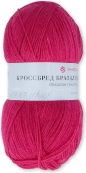 Пехорка Кроссбред Бразилии 100 г 500 м №439 (малиновый)