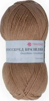 Пехорка Кроссбред Бразилии 100 г 500 м №431 (бежевый меланж)