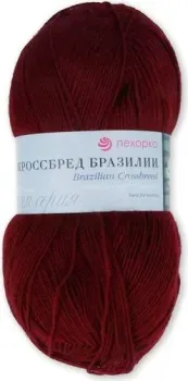 Пехорка Кроссбред Бразилии 100 г 500 м №323 (т.бордо)