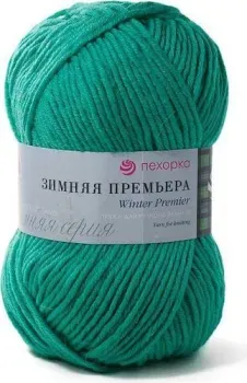 Пехорка Зимняя Премьера 100 г 150 м №1407 (изумрудный город)