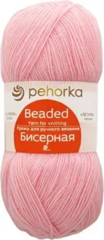 Пехорка Бисерная 100 г 450 м №076 (розовый бутон)