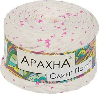 Arachna Sling Print 50 г 50 м № 003 (звездочка розовый)