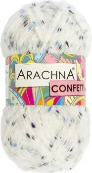 Arachna Confetti 100 г 110 м №252 (белый/голубой/синий)