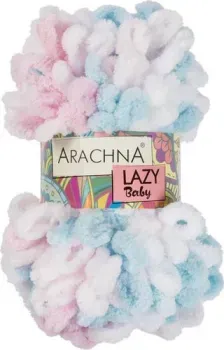Arachna Baby Lazy 100 г 8.5 м №03 (белый/голубой/св.розовый/розовый)