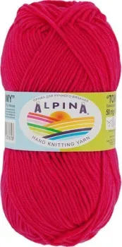 Alpina Yarn Tommy 50 г 130 м №020 (малиновый)