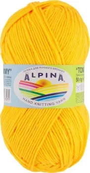 Alpina Yarn Tommy 50 г 130 м №007 (яр.желтый)