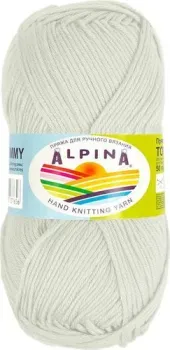 Alpina Yarn Tommy 50 г 130 м №003 (молочный)